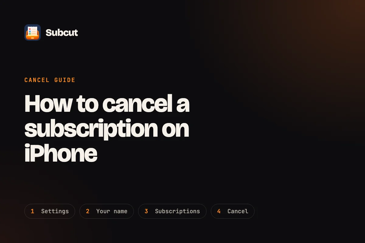 How to Cancel a Subscription on iPhone (Step by Step)